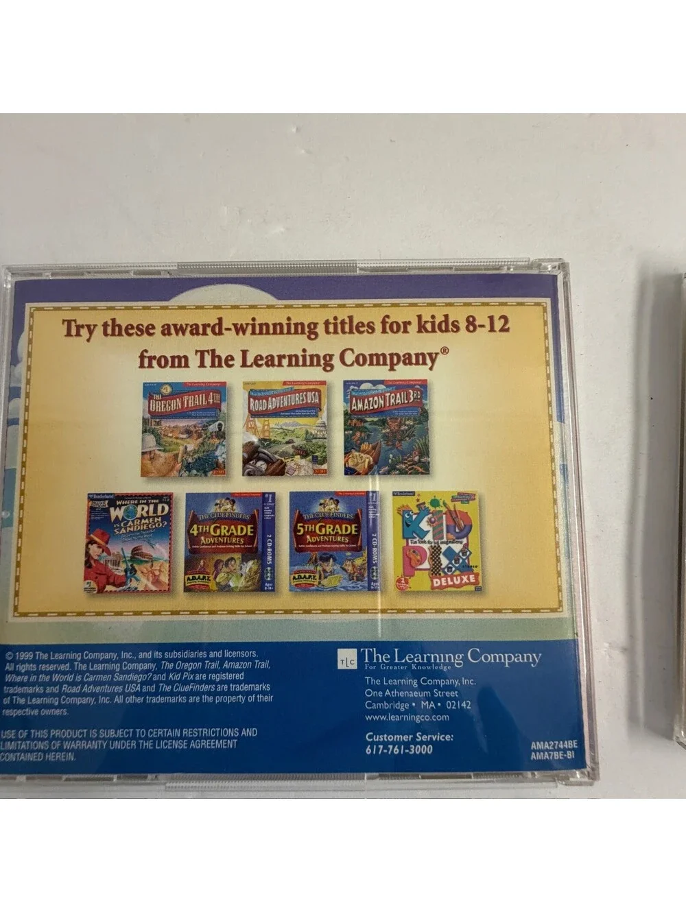 Vintage Microsoft Software Lot Windows 98 Encarta 98 Amazon Trail 3 CD-ROM B-14